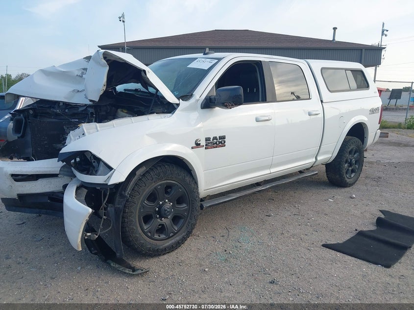 Vin: 3c6ur5fl4hg778659, lot: 46251452, ram 2500 laramie  4x4 6'4 box 20172