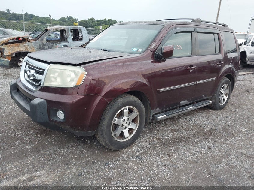 Vin: 5fnyf4h92ab018398, lot: 46251455, honda pilot touring 20102