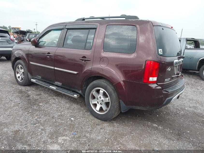Vin: 5fnyf4h92ab018398, lot: 46251455, honda pilot touring 20103