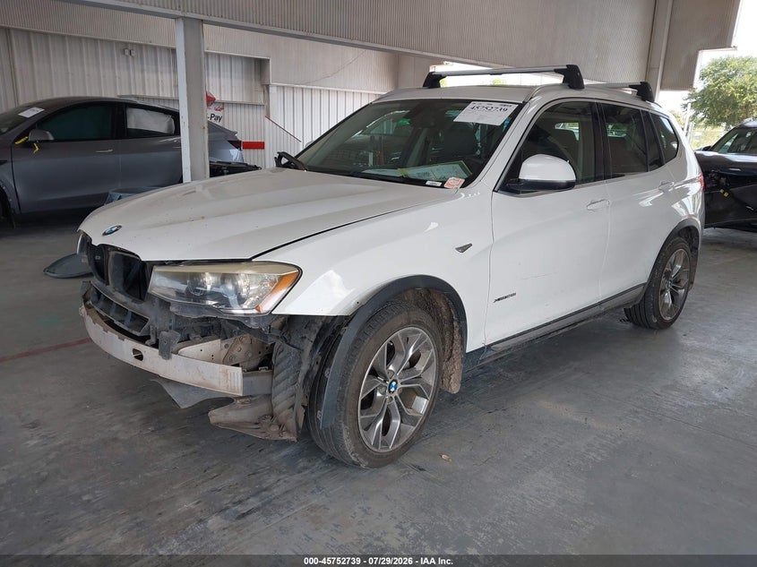 Vin: 5uxwx9c33h0w73200, lot: 46251460, bmw x3 xdrive28i 20172