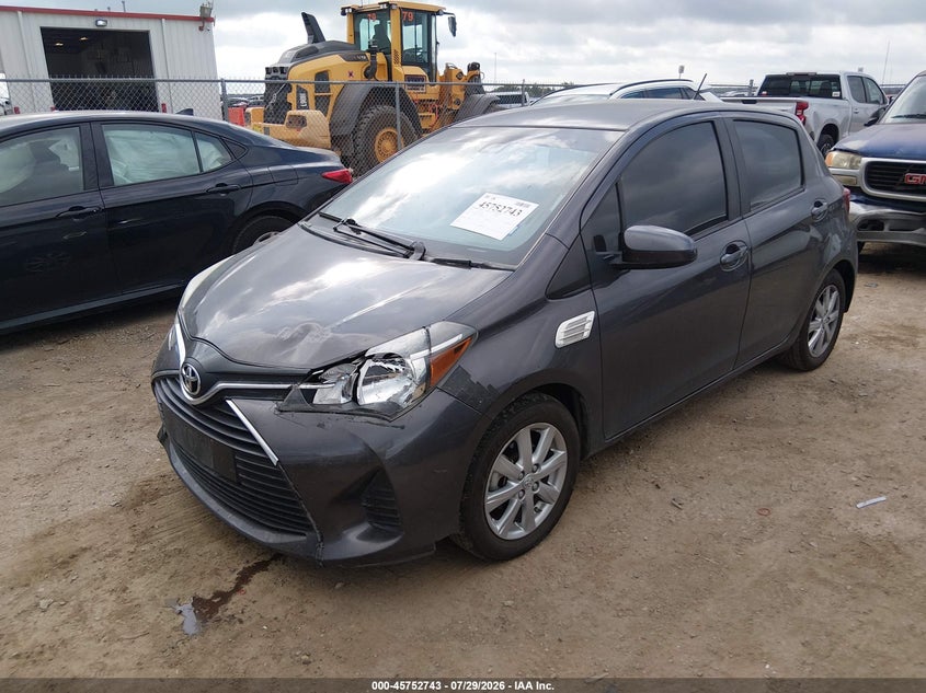 Vin: vnkktud32ha076117, lot: 46251465, toyota yaris le 20172