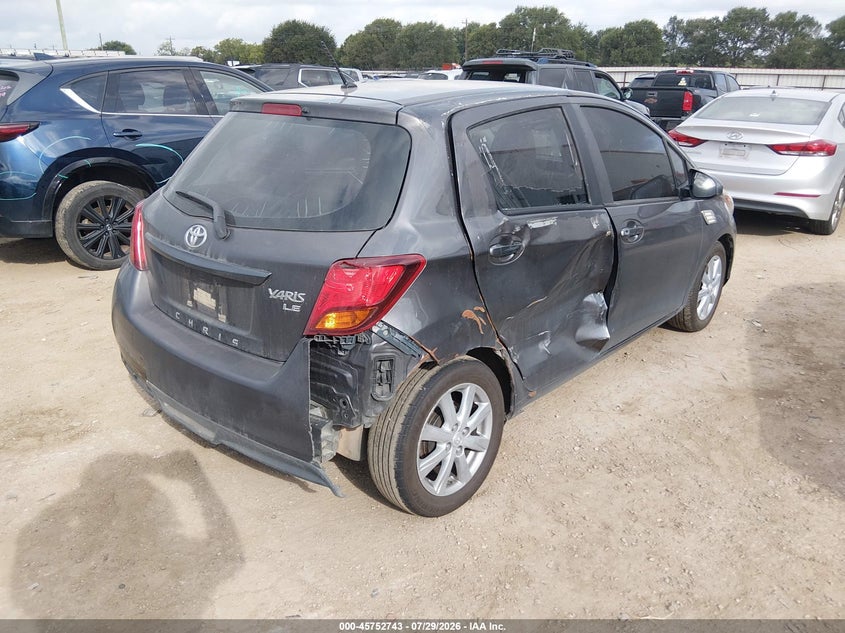 Vin: vnkktud32ha076117, lot: 46251465, toyota yaris le 20174
