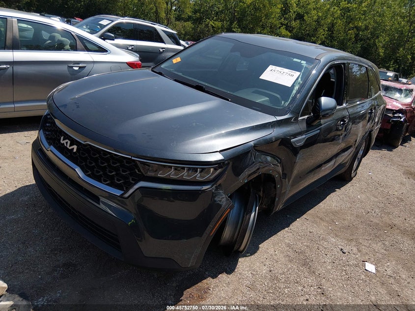 Vin: 5xyrg4lc9ng106559, lot: 46251472, kia sorento lx 20222