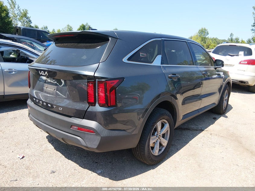 Vin: 5xyrg4lc9ng106559, lot: 46251472, kia sorento lx 20224