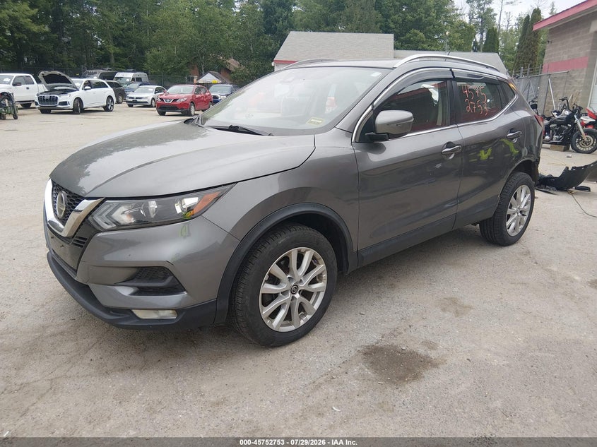 Vin: jn1bj1cw2lw644213, lot: 46251475, nissan rogue sport sv awd xtronic cvt 20202