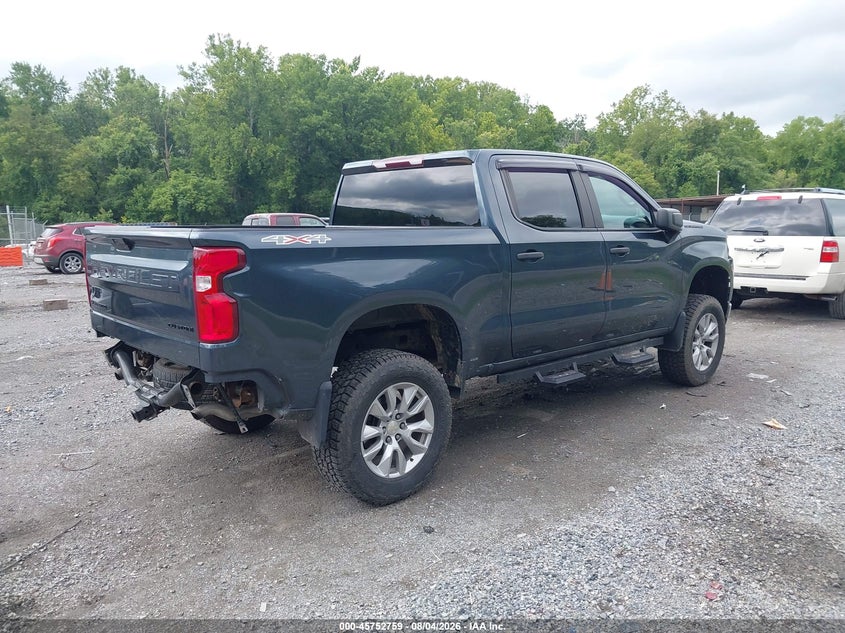 Vin: 3gcuybef7mg134802, lot: 46251481, chevrolet silverado 1500 4wd  short bed custom 20214