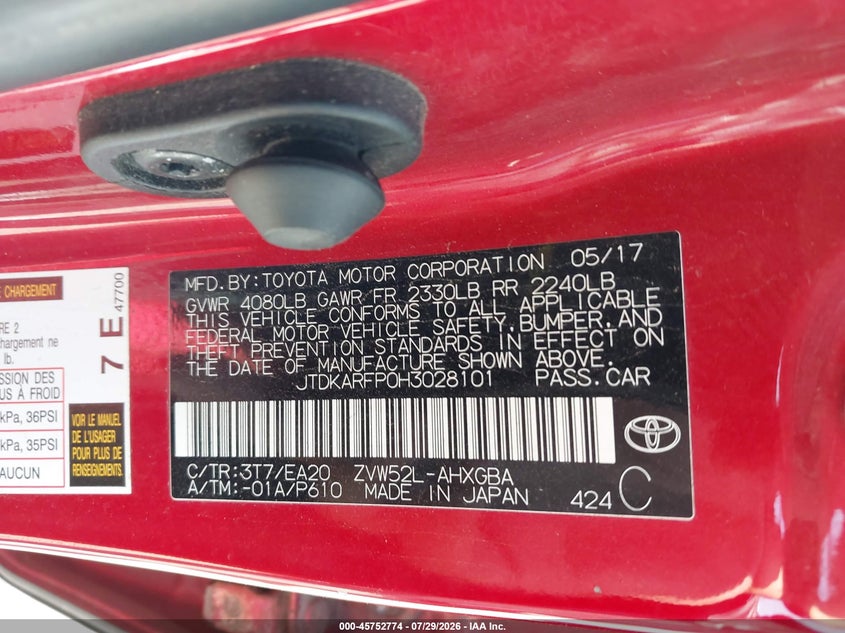 TOYOTA PRIUS PRIME - zdjęcie 9