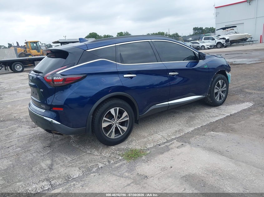 Vin: 5n1az2bj3ln174871, lot: 46251508, nissan murano sv fwd 20204