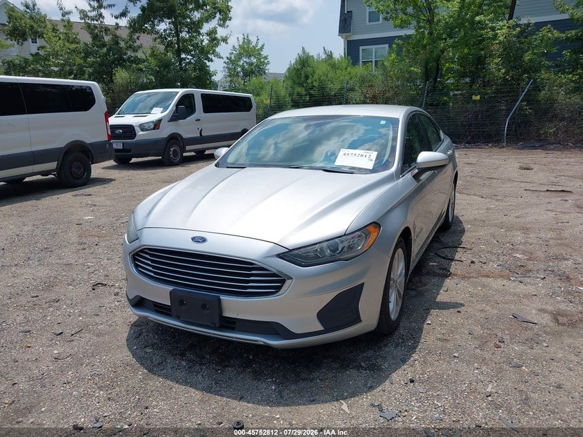 Vin: 3fa6p0lu5kr258091, lot: 46251534, ford fusion hybrid se 20192