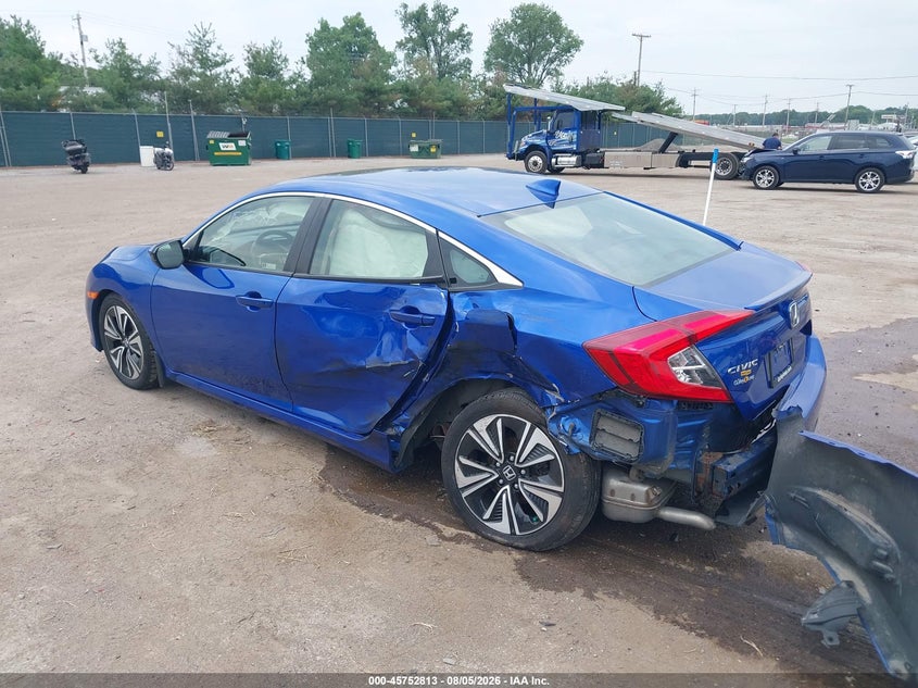 Vin: jhmfc1f74jx024675, lot: 46251535, honda civic ex-l 20183