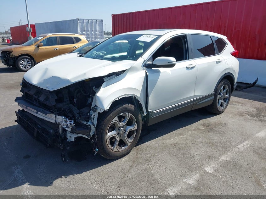Vin: 2hkrw1h59jh504613, lot: 46251536, honda cr-v ex 20182