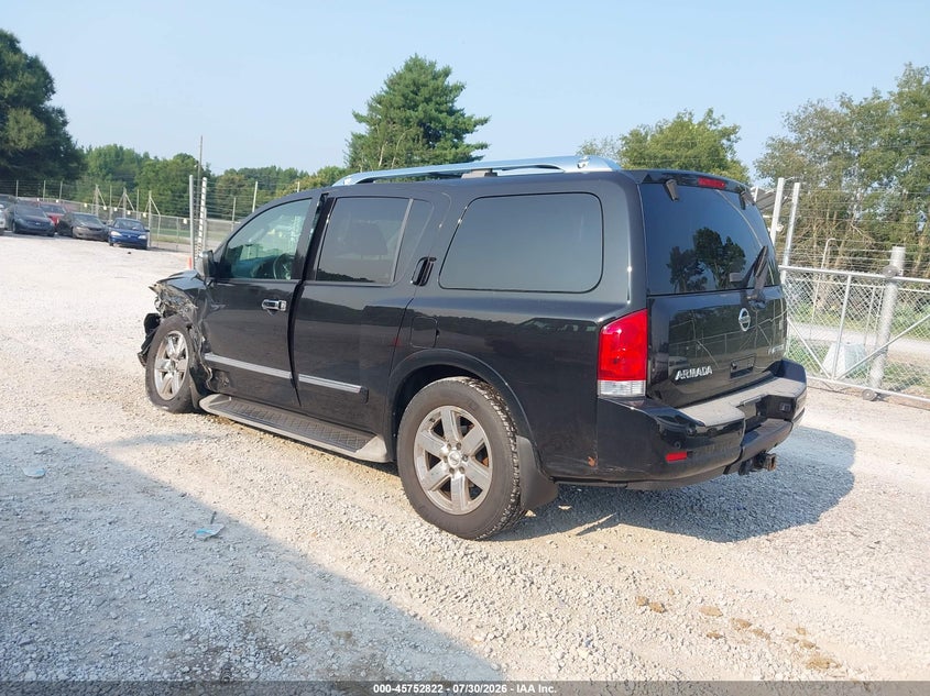 Vin: 5n1aa0nc2bn604350, lot: 46251544, nissan armada platinum 20113