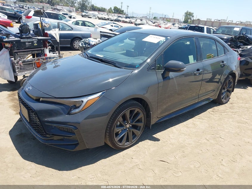 2026 Toyota Corolla, Right Rear, IAAI, VIN JTDBCMFE6T3132063 — photo 2