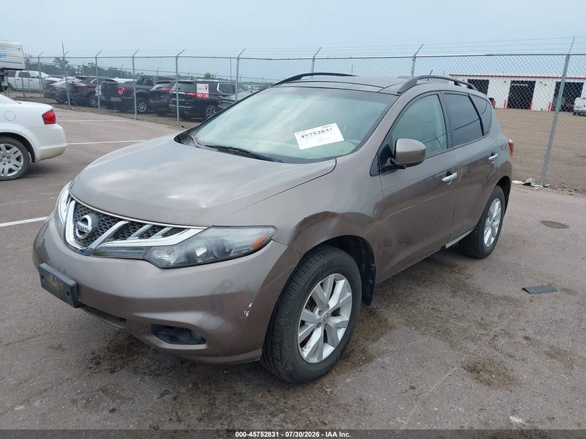Vin: jn8az1mw5bw167585, lot: 46251553, nissan murano sv 20112