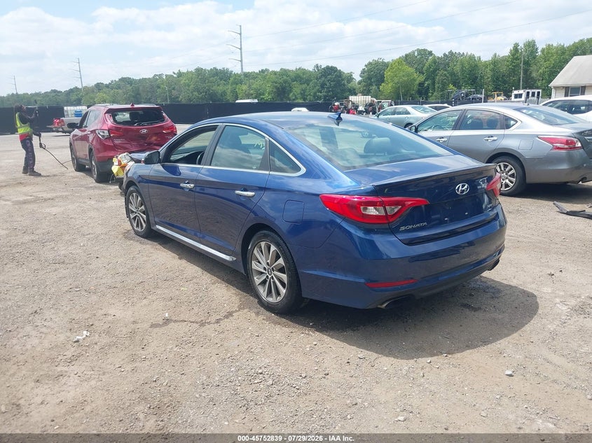 Vin: 5npe34af6hh474668, lot: 46251561, hyundai sonata sport 20173