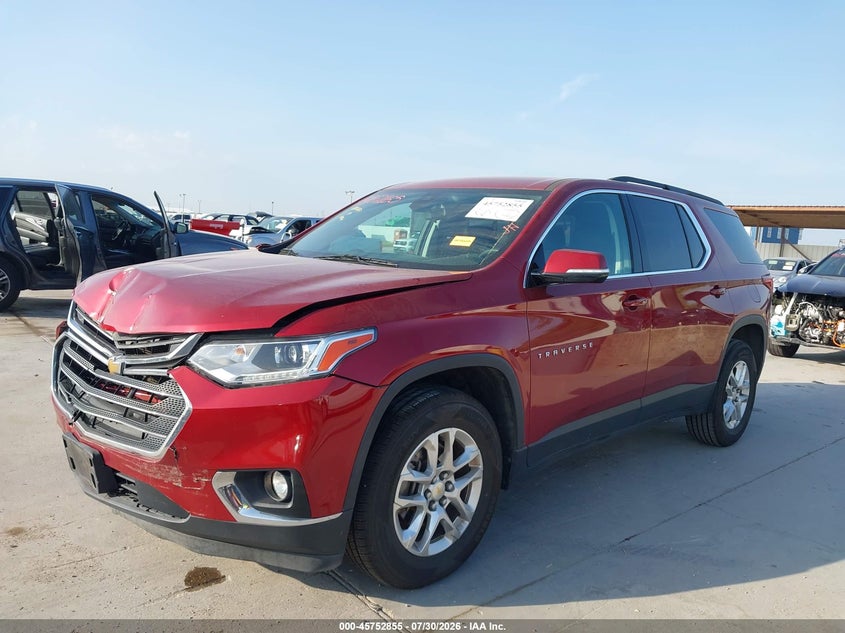 Vin: 1gnergkw7lj284965, lot: 46251577, chevrolet traverse fwd lt cloth 20202