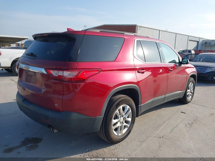 Vin: 1gnergkw7lj284965, lot: 46251577, chevrolet traverse fwd lt cloth 20204