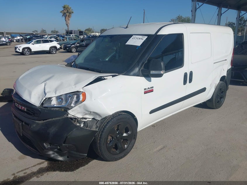 Vin: zfbhrfab4k6m38731, lot: 46251578, ram promaster city tradesman 20192