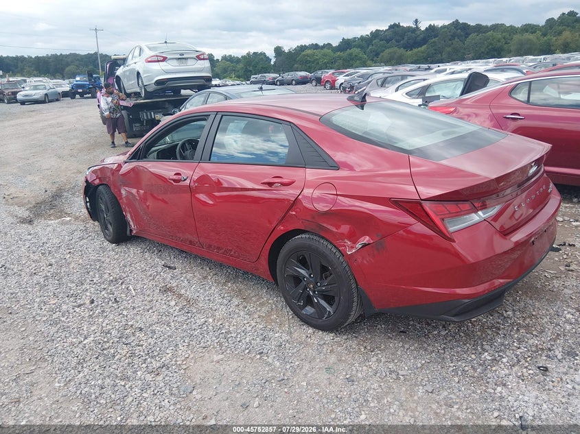 2023 HYUNDAI ELANTRA HYBRID auction photo 3