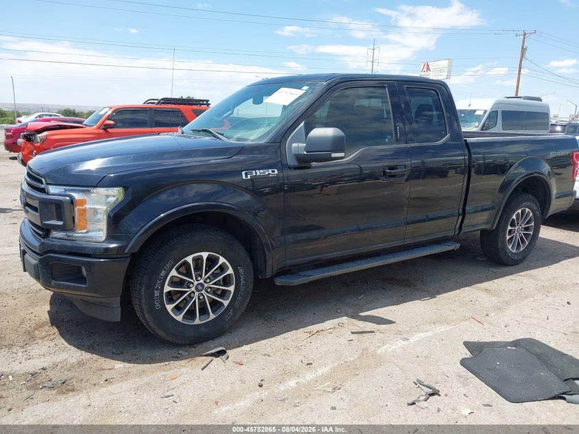 Vin: 1ftex1c57jkc69195, lot: 46251587, ford f-150 xlt 20182