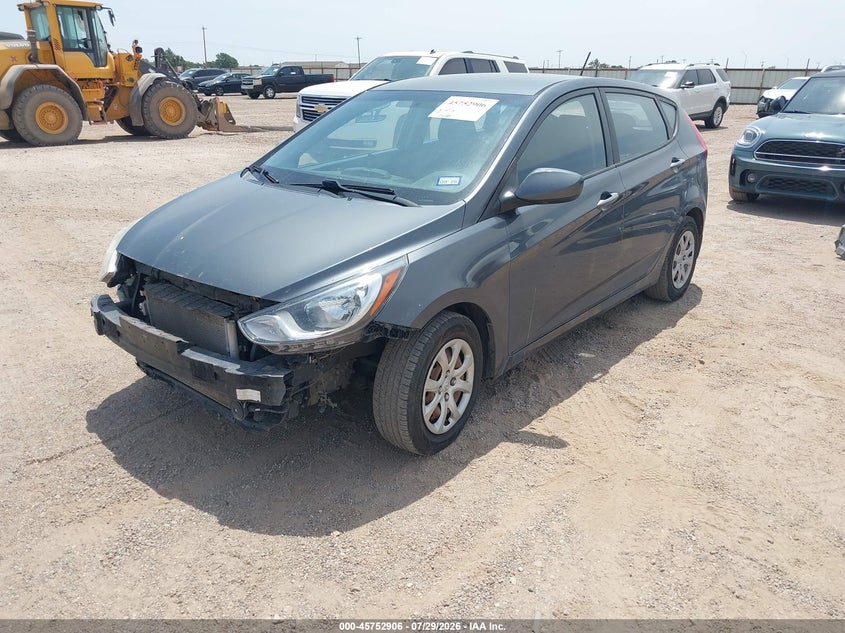 2013 HYUNDAI ACCENT HATCHBACK 1.6L I-4 DI, DOHC, VVT, 138HP