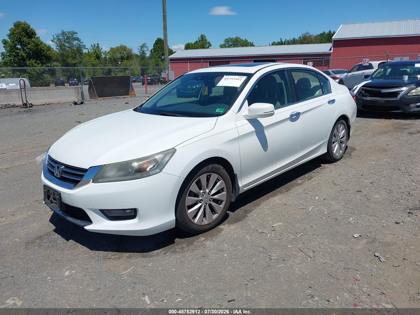 Vin: 1hgcr2f80ea202450, lot: 46251634, honda accord ex-l 20142