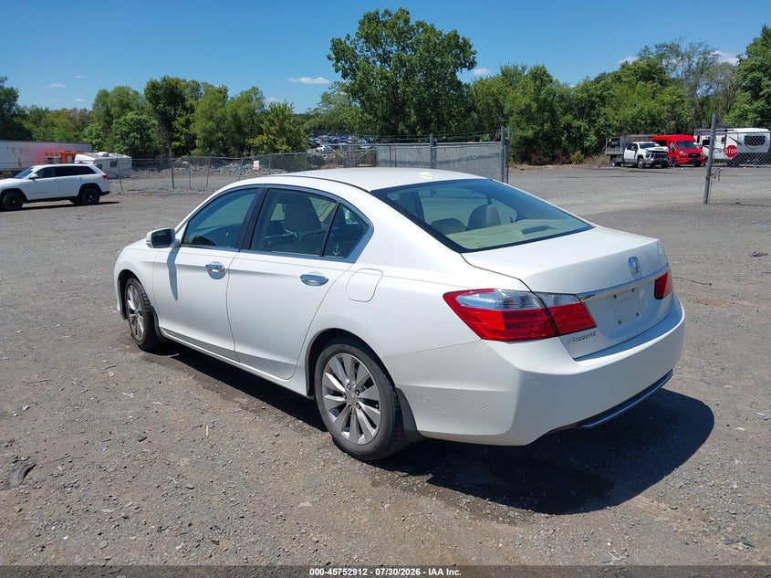 Vin: 1hgcr2f80ea202450, lot: 46251634, honda accord ex-l 20143