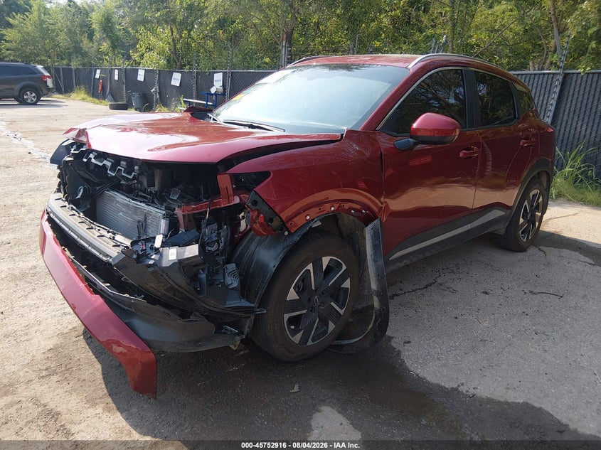 Vin: 3n8ap6cb2sl441784, lot: 46251638, nissan kicks sv intelligent awd 20252