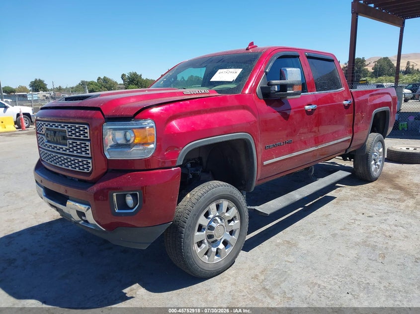 Vin: 1gt12sey2kf279136, lot: 46251640, gmc sierra 2500hd denali 20192