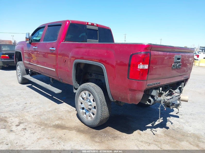 Vin: 1gt12sey2kf279136, lot: 46251640, gmc sierra 2500hd denali 20193
