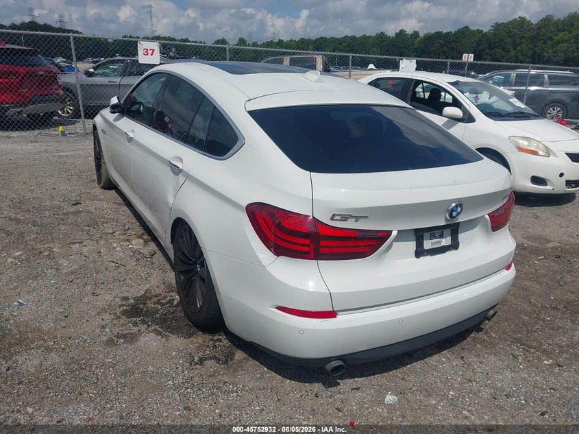 Vin: wba5m2c5xfgh99251, lot: 46251654, bmw 535i gran turismo 20153