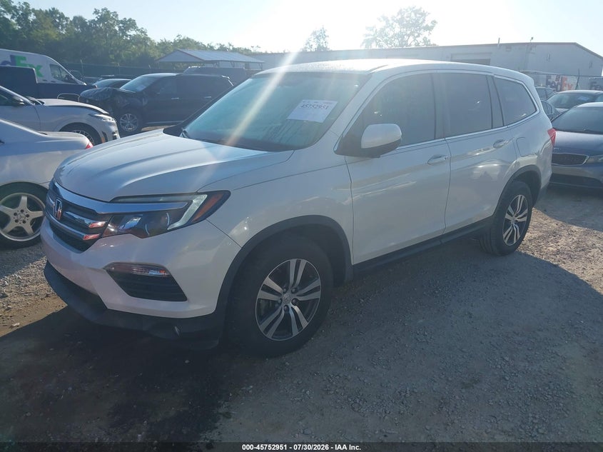 Vin: 5fnyf5h53hb033201, lot: 46251673, honda pilot ex-l 20172