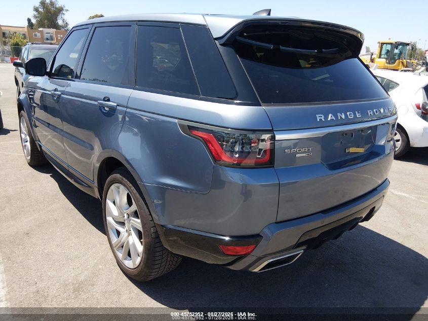 Vin: salwr2ru4ka868476, lot: 46251674, land rover range rover sport hse mhev 20193