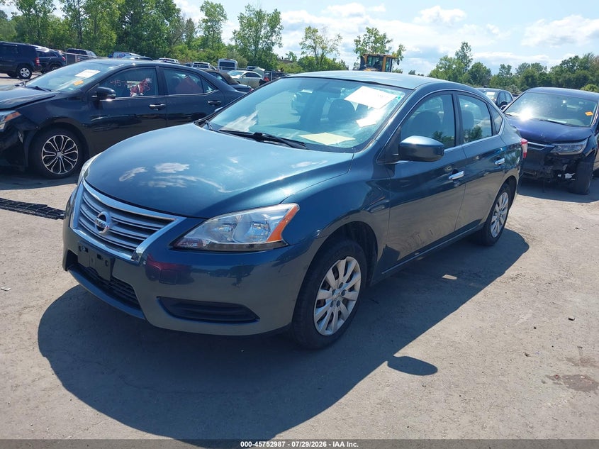 Vin: 3n1ab7ap0ey222363, lot: 46251709, nissan sentra 20142