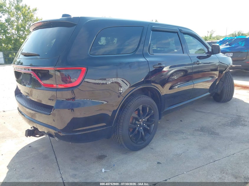 Vin: 1c4rdjdg9kc598079, lot: 46251710, dodge durango gt awd 20194