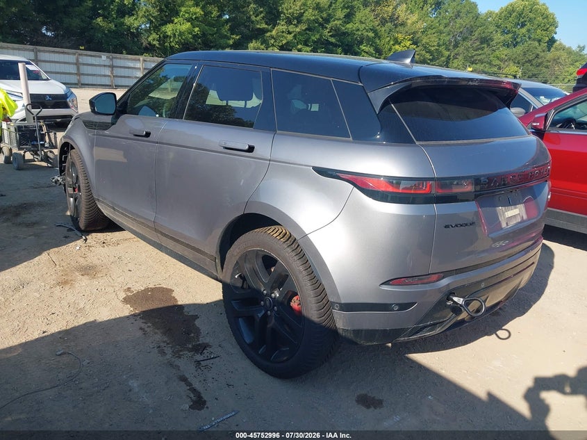 Vin: salzl2fx5ph228398, lot: 46251718, land rover range rover evoque r-dynamic se 20233