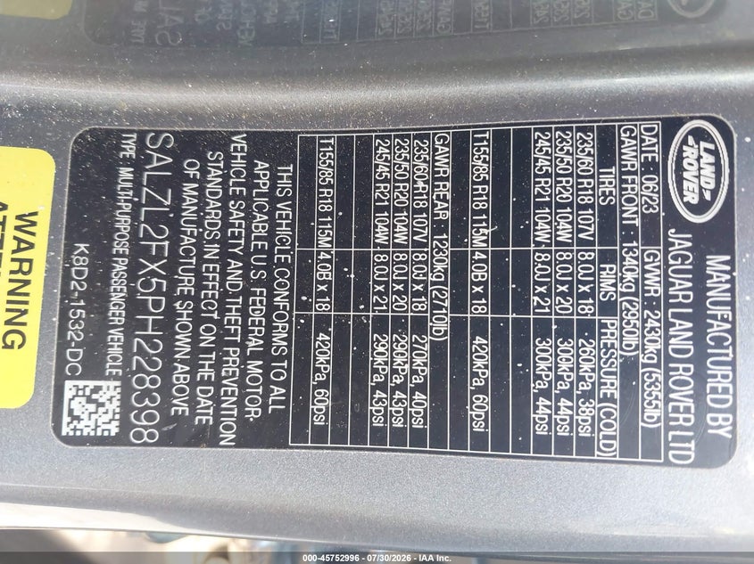 LAND ROVER RANGE ROVER EVOQUE - zdjęcie 9