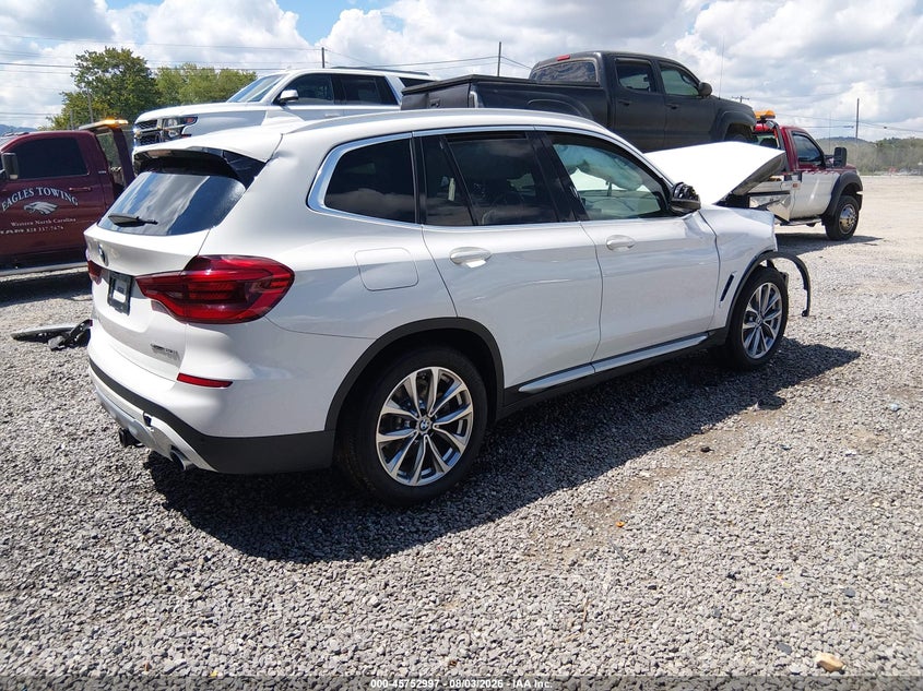 Vin: 5uxtr7c55klf29269, lot: 46251719, bmw x3 sdrive30i 20194