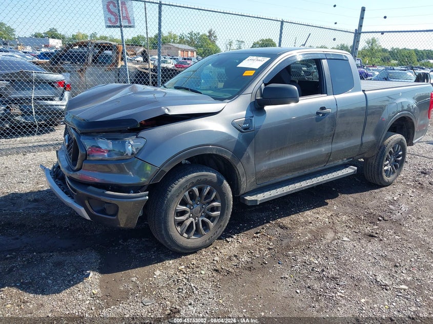Vin: 1fter1ehxlla23949, lot: 46251724, ford ranger xlt 20202
