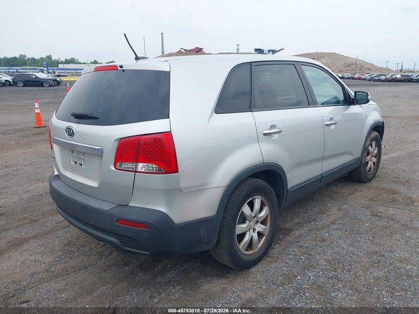 Vin: 5xykt3a18bg173710, lot: 46251732, kia sorento lx 20114