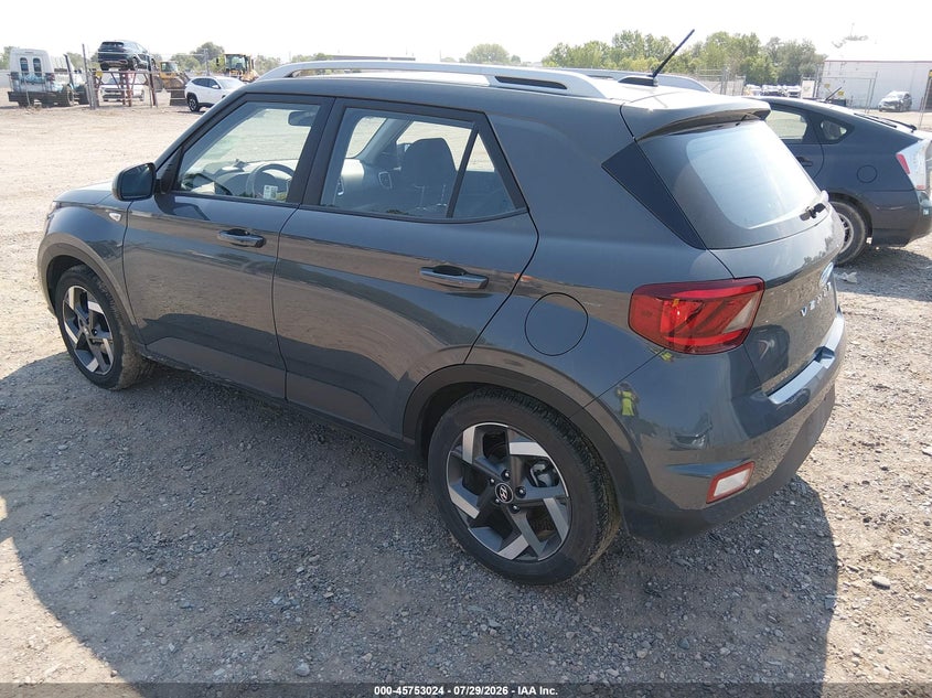 Vin: kmhrc8a30su403148, lot: 46251746, hyundai venue sel 20253