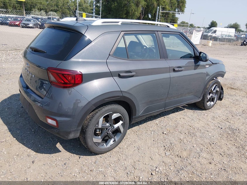 Vin: kmhrc8a30su403148, lot: 46251746, hyundai venue sel 20254