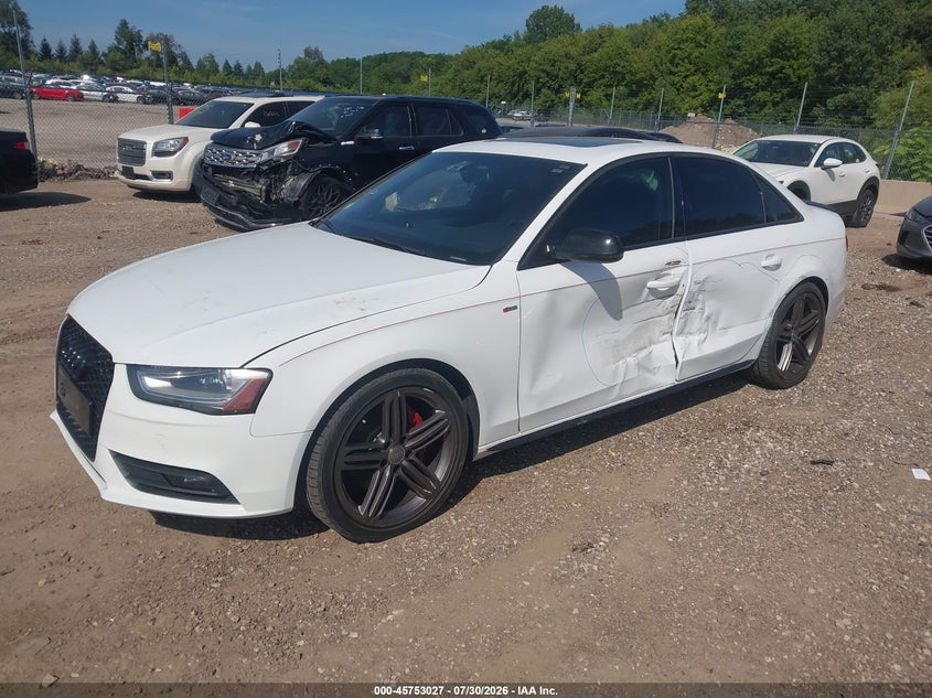 Vin: waukfcfl6fn027688, lot: 46251749, audi a4 2.0t premium 20152
