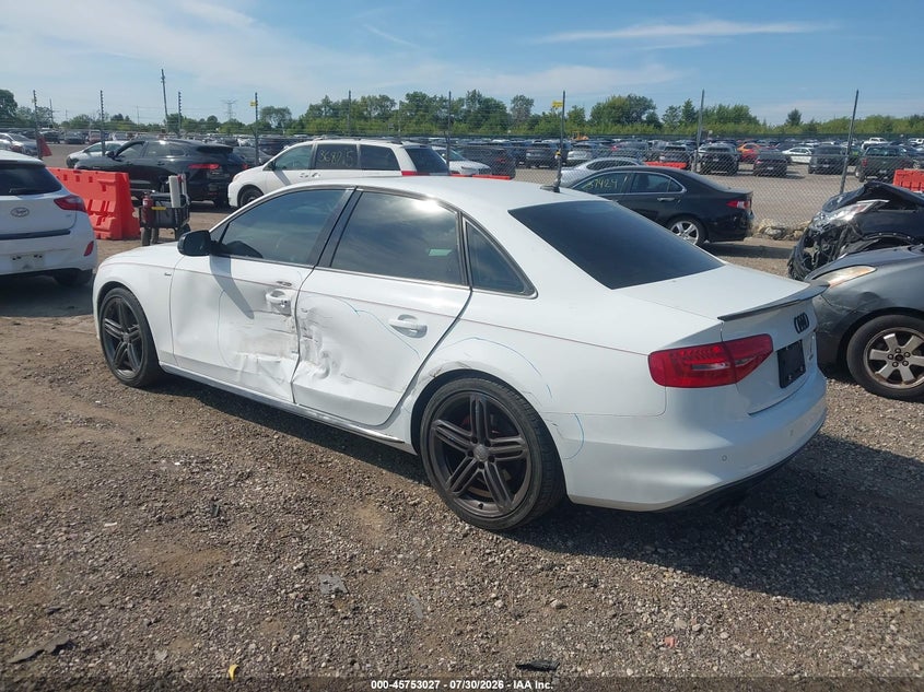 Vin: waukfcfl6fn027688, lot: 46251749, audi a4 2.0t premium 20153
