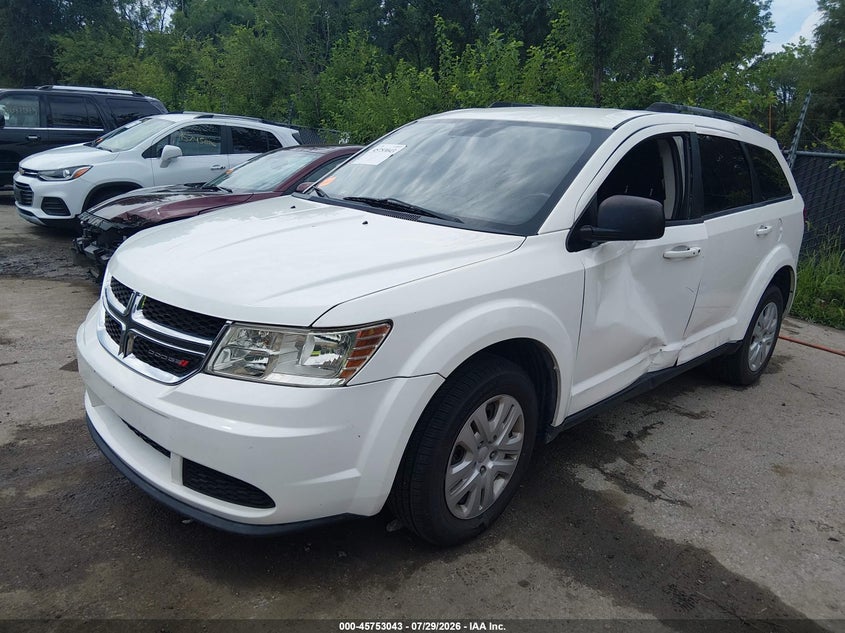 Vin: 3c4pdcab1jt509068, lot: 46251765, dodge journey se 20182