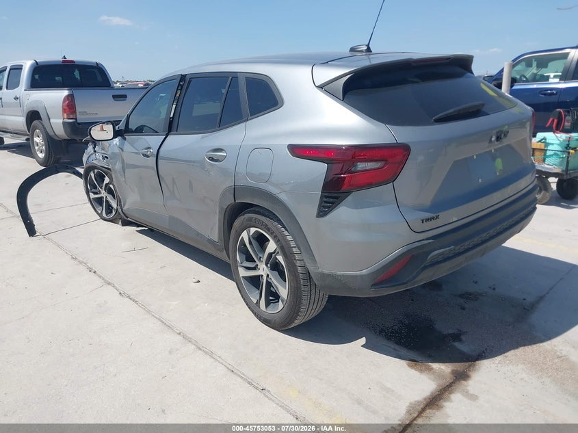 Vin: kl77lgep4sc048412, lot: 46251775, chevrolet trax fwd 1rs 20253