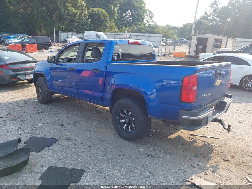 Vin: 1gcgsben7k1133831, lot: 46251779, chevrolet colorado wt 20193