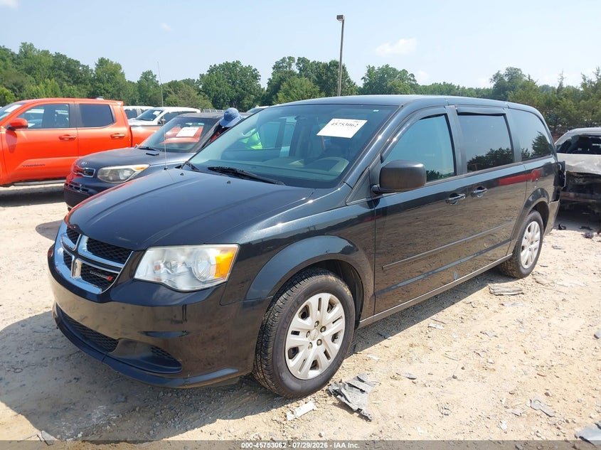 Vin: 2c4rdgbg8fr600634, lot: 46251784, dodge grand caravan se 20152