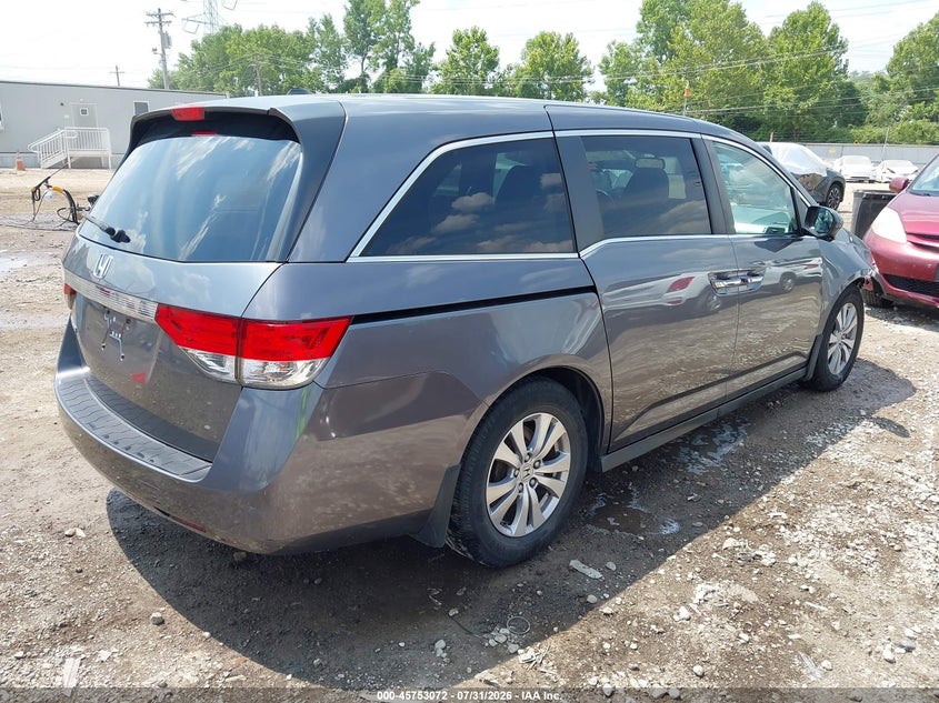Vin: 5fnrl5h65eb012450, lot: 46251794, honda odyssey ex-l 20144
