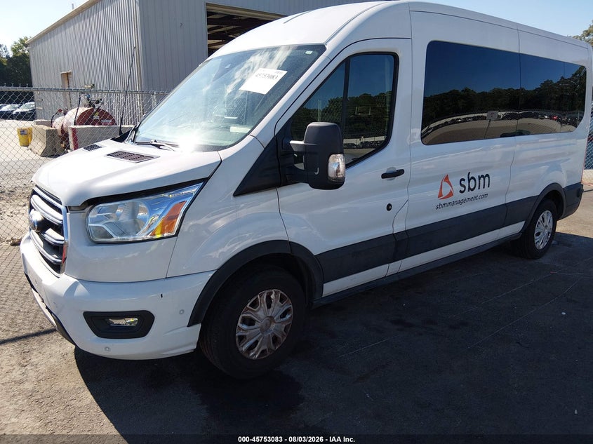 Vin: 1fbax2c80lka34028, lot: 46251805, ford transit-350 passenger van xlt 20202